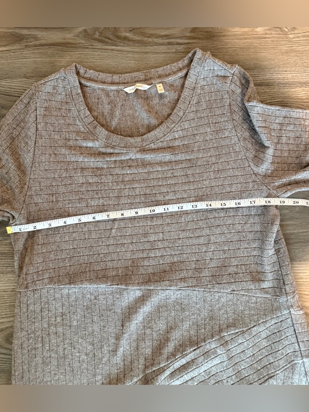 Soft Surroundings Clio Maxi Dress Ribbed Long Sleeve Women’s size XL - Picture 3 of 8